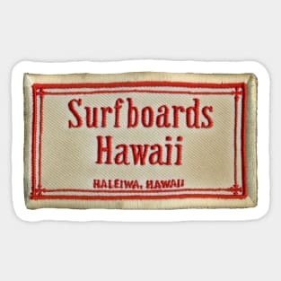 Vintage Surfboards Hawaii Patch Sticker